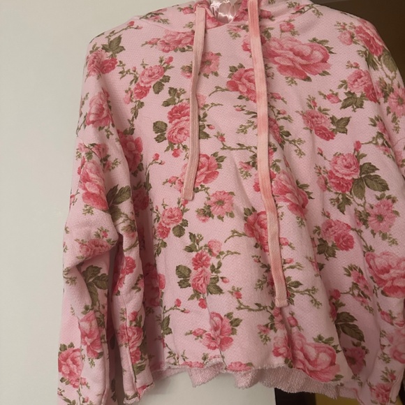 Loveshackfancy X Bandier Cropped Hoodie - Picture 7 of 8